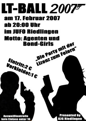 Party Flyer: LT-Ball 2007 am 17.02.2007 in Riedlingen