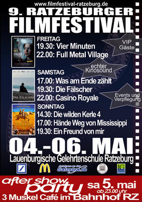 Party Flyer: Filmfestival AFTERSHOWPARTY am 05.05.2007 in Ratzeburg