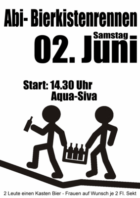 Party Flyer: Abi BIERKISTENRENNEN 2007 am 02.06.2007 in Ratzeburg