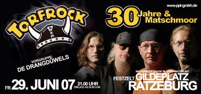 Party Flyer: TORFROCK Live in Ratzeburg am 29.06.2007 in Ratzeburg