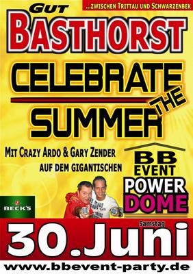 Party Flyer: CELEBRATE the SUMMER am 30.06.2007 in Basthorst