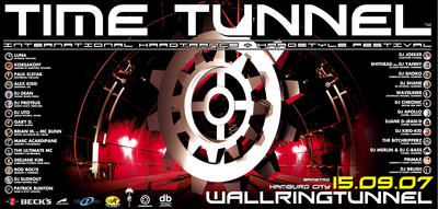 Party Flyer: Time Tunnel 12 - Wallringtunnel Hamburg City am 15.09.2007 in Hamburg