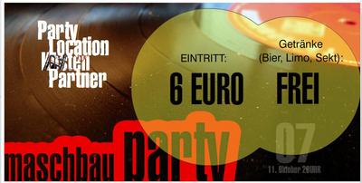 Party Flyer: Ersie MaschbauParty Hannover am 11.10.2007 in Hannover