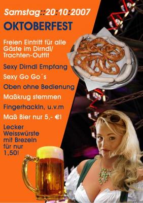 Party Flyer: SuperMx | Oktoberfest am 20.10.2007 in Senden