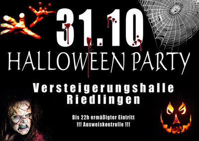 Party Flyer: Halloweenparty Jugendforum Riedlingen am 31.10.2007 in Riedlingen