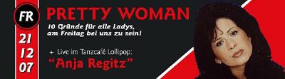 Party Flyer: Pretty Woman @ SuperMx | Anja Regitz im Lollipop am 21.12.2007 in Senden