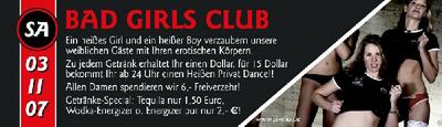 Party Flyer: Bad Girls Club @ SuperMx am 03.11.2007 in Senden