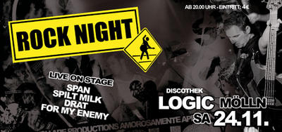 Party Flyer: Rock Night Logic am 24.11.2007 in Mlln