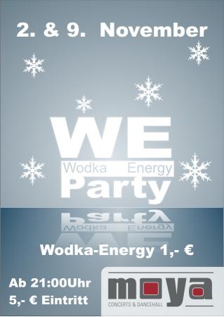 Party Flyer: Wodka Energy-Party am 09.11.2007 in Rostock