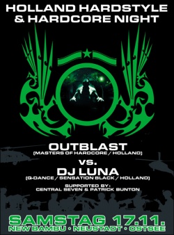 Party Flyer: New Bambu - Holland Hardstyle & Hardcore Night am 17.11.2007 in Neustadt in Holstein