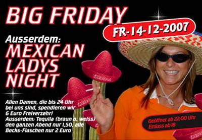Party Flyer: Agostea - BIG FRIDAY am 14.12.2007 in Hannover