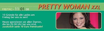 Party Flyer: Pretty Woman XXL @ SuperMx am 11.01.2008 in Senden