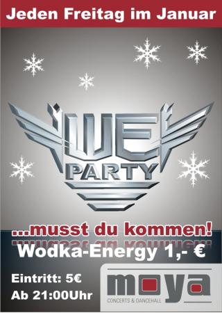 Party Flyer: Wodka Energy-Party am 04.01.2008 in Rostock