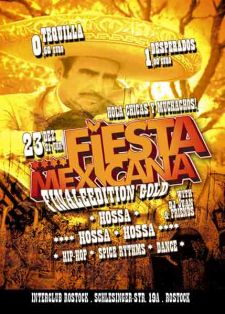Party Flyer: Fiesta Mexicana Finaleedition Gold am 23.12.2007 in Rostock