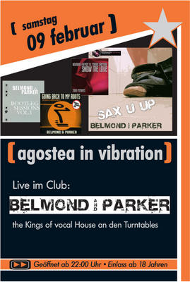 Party Flyer: Agostea - agostea in vibration am 09.02.2008 in Hannover