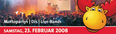 Party Flyer: SWR3 Party-Nacht in Ravensburg am 23.02.2008 in Ravensburg