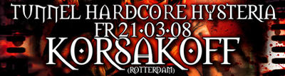 Party Flyer: Hardcore Hysteria Rave am 21.03.2008 in Hamburg