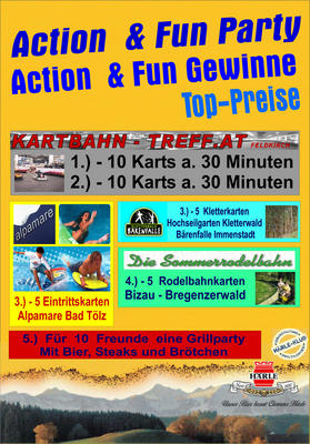 Party Flyer: Action und Fun Party Eintrnenberg am 14.03.2008 in Bad Wurzach