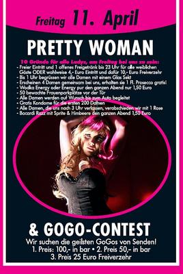 Party Flyer: Pretty Woman & GoGo-Contest @ SuperMx am 11.04.2008 in Senden