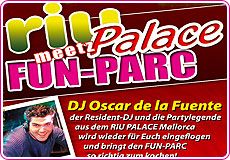 Party Flyer: Fun-Parc Trittau - Riu Palace am 18.04.2008 in Trittau