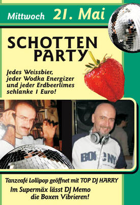 Party Flyer: Schottenparty @ SuperMx am 21.05.2008 in Senden