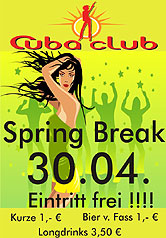 Party Flyer: Spring-Break - Tanz in den Mai am 30.04.2008 in Neumnster