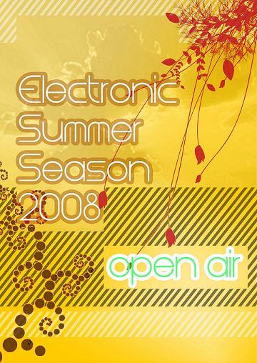 Party Flyer: Electronic Summer Season Openair am 19.07.2008 in Rostock
