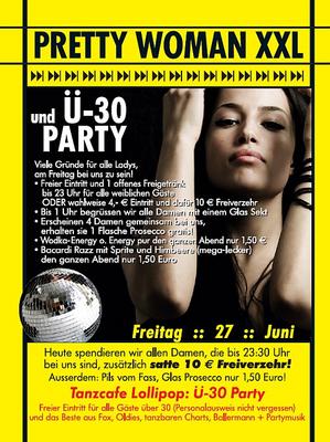 Party Flyer: Pretty Woman + 30-Party @ SuperMx am 27.06.2008 in Senden