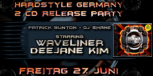 Party Flyer: Hardstyle Germany 2008 CD Release Party am 27.06.2008 in Hamburg