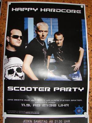 Party Flyer: Happy Hardcore Scooter Party am 11.09.2008 in Rostock