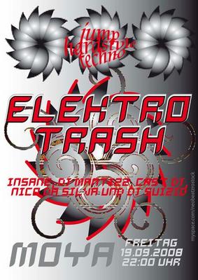 Party Flyer: Elektro Trash am 19.09.2008 in Rostock