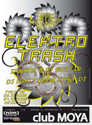 Party Flyer: Elektro Trash am 03.10.2008 in Rostock