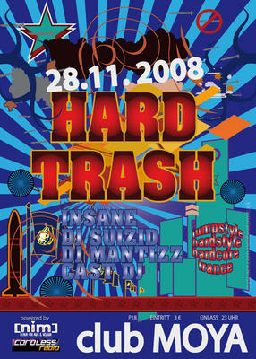 Party Flyer: Hard Trash am 28.11.2008 in Rostock