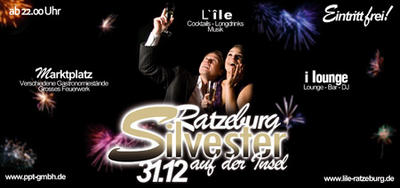 Party Flyer: SILVESTER auf der Insel am 31.12.2008 in Ratzeburg