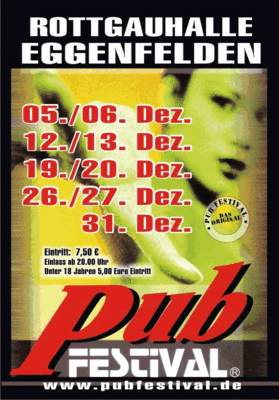 Party Flyer: Pubfestival Eggenfelden mit Signs am 06.12.2008 in Eggenfelden