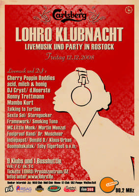 Party Flyer: Wodka-Party am 09.01.2009 in Rostock