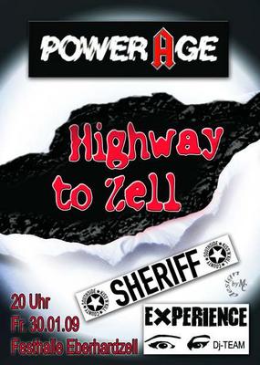 Party Flyer: Highway to Zell am 30.01.2009 in Eberhardzell
