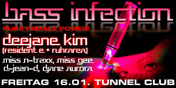 Party Flyer: Deejane Kim BassInfection am 16.01.2009 in Hamburg