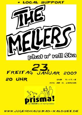 Party Flyer: THE MELLERS  Phat n' Roll SKA PARTY ! am 23.01.2009 in Bad Waldsee