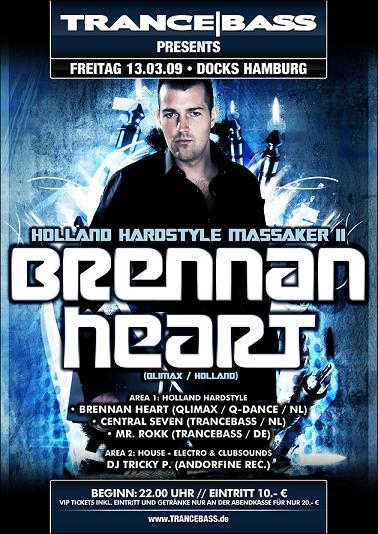 Party Flyer: Holland Hardstyle Massaker II am 13.03.2009 in Hamburg