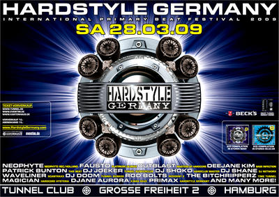 Party Flyer: Hardstyle Germany am 28.03.2009 in Hamburg