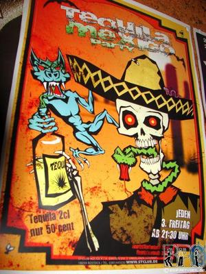 Party Flyer: Tequila-Mexico-Party am 20.03.2009 in Rostock