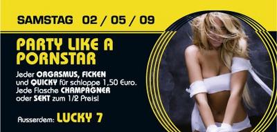 Party Flyer: Party like a Pornstar @ SuperMx am 02.05.2009 in Senden