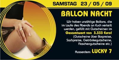 Party Flyer: Ballon Nacht @ SuperMx am 23.05.2009 in Senden