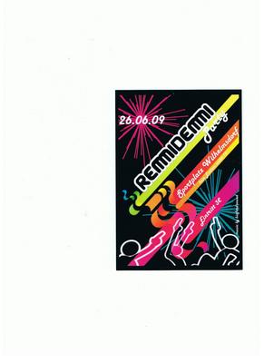 Party Flyer: REMMIDEMMI-PARTY am 26.06.2009 in Wilhelmsdorf