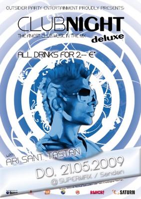 Party Flyer: CLUBNIGHT DELUXE !! am 21.05.2009 in Senden