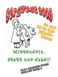 Party Flyer: VetMed Bergfest 2009 am 20.05.2009 in Giessen