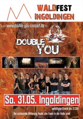 Party Flyer: DOUBLE YOU WALDFEST INGOLDINGEN am 31.05.2009 in Ingoldingen