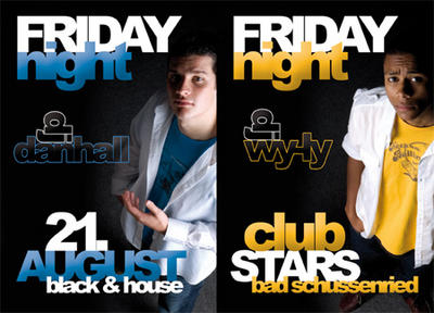 Party Flyer: Friday Night @ Club Stars am 21.08.2009 in Bad Schussenried