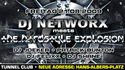 Party Flyer: DJ Networx meets The Hardstyle am 21.08.2009 in Hamburg